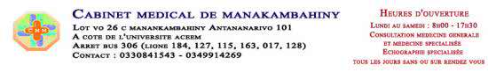 Manakambahiny Medical Cabinet